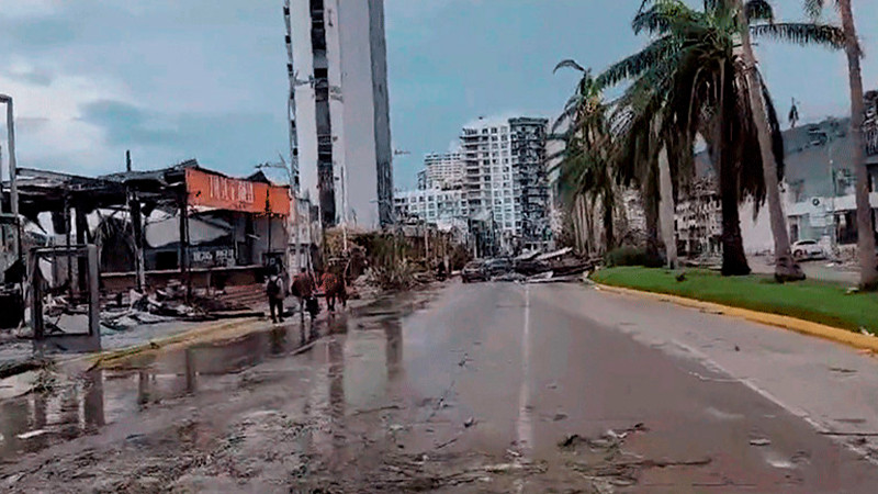 Asciende a 45 el número de personas muertas y a 47 las personas desaparecidas por Otis