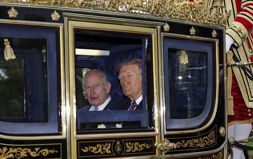 El rey Carlos III recibe a Trump en Windsor